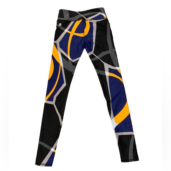 NWOT Fabletics High Rise Powerhold Geometric Leggings XXS - Picture 2 of 7